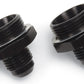 Russell Performance -6 AN Carb Adapter Fittings (2 pcs.) (Black)