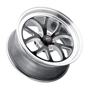 Weld S76 15x12.33 / 5x4.5 BP / 6.5in. BS Black Wheel (Low Pad) - Non-Beadlock