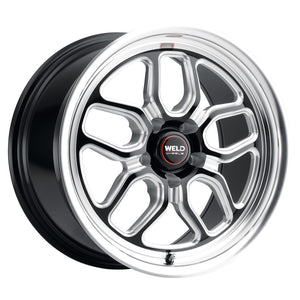 Weld S107 17X6 Laguna 5X114.3 ET13 BS4.00 Gloss Black MIL Dia 78.1