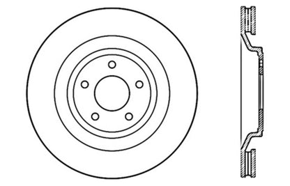 StopTech Slotted & Drilled Sport Brake Rotor