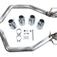 AWE Tuning C6 Chevrolet Corvette Z06/ZR1 Track Edition Axle-Back Exhaust w/ Chrome Silver Tips