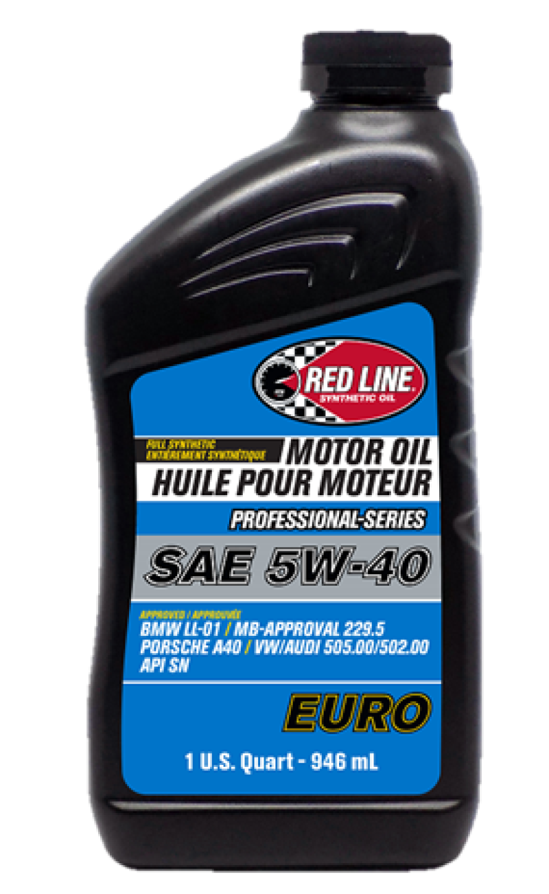 Red Line Pro-Series Euro 5W40 Motor Oil - Quart