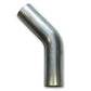 Vibrant 3in O.D. T304 SS 45 deg Mandrel Bend 6in x 6in leg lengths (5in Centerline Radius)