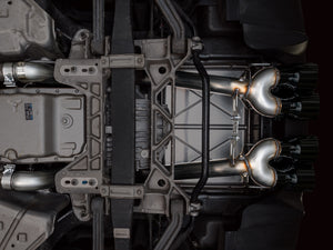 AWE Tuning 05-07 C6 Chevrolet Corvette 6.0L Track Edition Axle-Back Exhaust w/ Diamond Black Tips