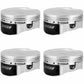 Manley Mitsubishi 4G63 86.5mm Bore +1.5mm Over Size 9.0/9.5:1 CR -8cc Dish Piston Set w/ Rings