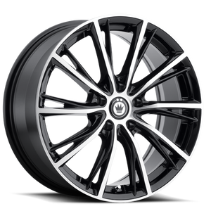 Konig Impression 16x7.5 5x112 ET45 Gloss Black w/ Machined Face