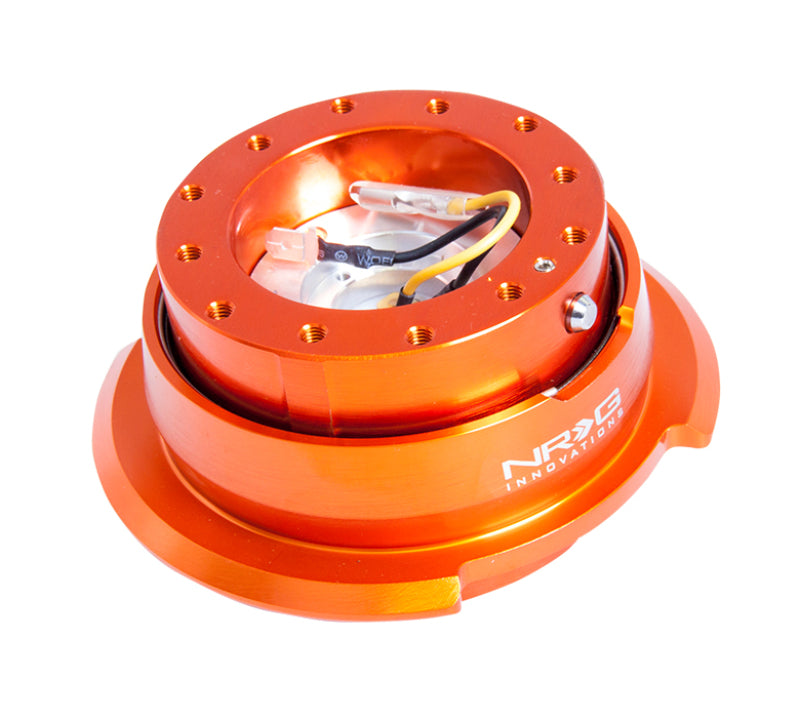 NRG Quick Release Kit Gen 2.8 - Orange Body / Titanium Chrome Ring