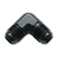 Vibrant -4AN 90deg Flare Union Fitting - Aluminum