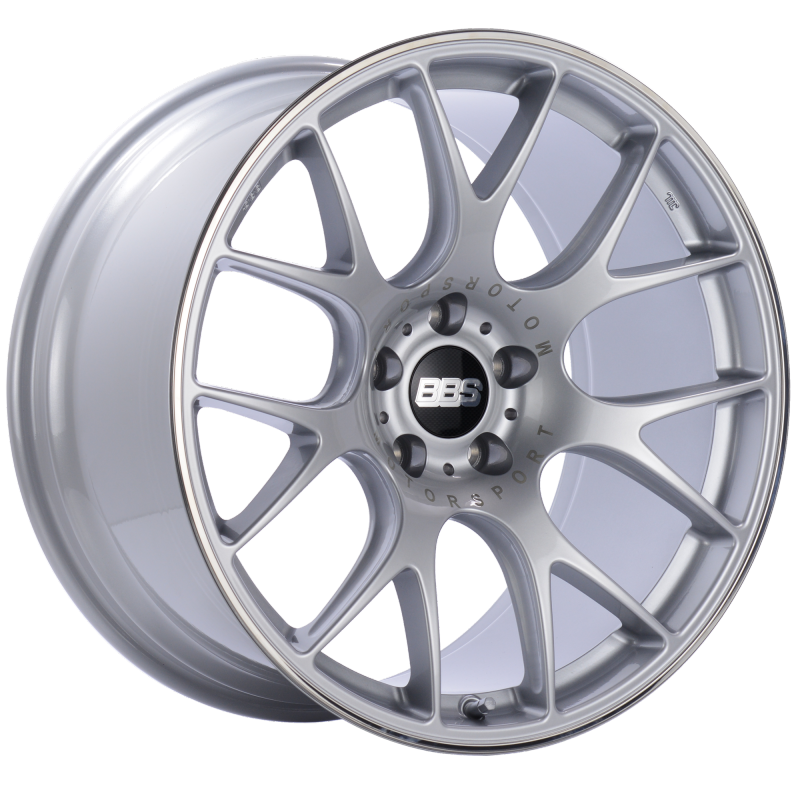 BBS CH-R 20x10.5 5x112 ET25 Brilliant Silver Polished Rim Protector Wheel -82mm PFS/Clip Required