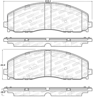 StopTech Street Brake Pads - Rear