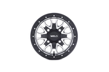 Weld UTV RF Series Raptor U501 15x8 Raptor Beadlock 4x136 4BS Satin BLK MIL