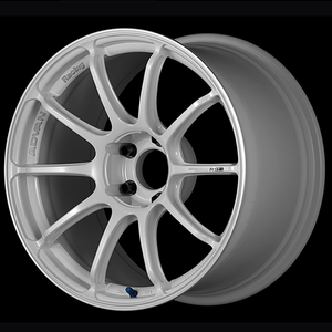 Advan RSIII 18x10.5 / +15 Offset / 5-114.3 / 73mm Bore / Racing White Metallic & Ring
