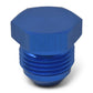 Russell Performance -8 AN Flare Plug (Blue)