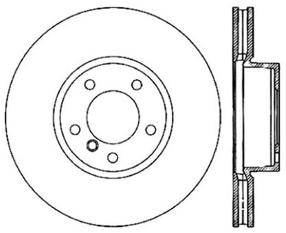 StopTech Slotted & Drilled Sport Brake Rotor