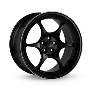Enkei PF06 17x7.5 5x114.3 45mm Offset 75mm Bore Black Machined Wheel ** SPECIAL ORDER**