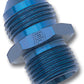 Russell Performance -10 AN Flare to 18mm x 1.5 Metric Thread Adapter (Blue)