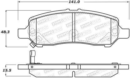 StopTech Street Brake Pads - Front