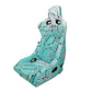 NRG Prisma Lab Reclinable Bucket Racing Seat - Pair (Blue)