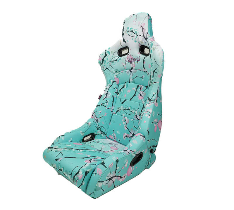 NRG Prisma Lab Reclinable Bucket Racing Seat - Pair (Grey Vegan Suede)