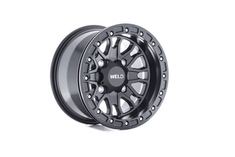 Weld UTV RF Series Raptor U500 15x8 Raptor Beadlock 4x136 4BS Satin BLK