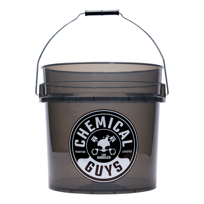 Chemical Guys Heavy Duty Detailing Bucket Smoked Black (4.5 Gal)