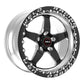 Weld S71 15x12.33 / 5x4.5 BP / 6.5in. BS Black Wheel (Medium Pad) - Black Single Beadlock MT