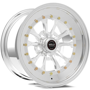 Weld Vitesse 15x8 / 5x4.75 BP / 4.5in. BS Polished Wheel - Non-Beadlock