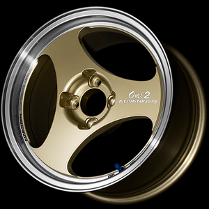Advan ONI2 15x7.0 / +42 Offset / 4-100 / 63mm Bore / Machining & Champagne Gold