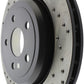 StopTech Sport Cross Drilled Brake Rotor - Front Left