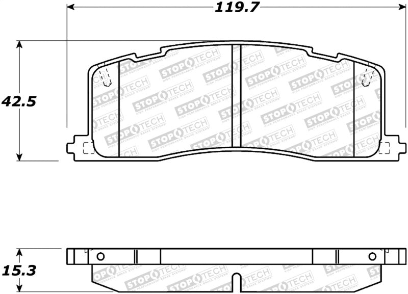 StopTech Street Brake Pads - Front/Rear