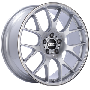 BBS CH-R 20x9 5x115 ET24 Diamond Silver Polished Rim Protector Wheel -82mm PFS/Clip Required