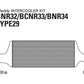 GReddy Nissan Skyline Trust Intercooler T-29F BNR34 Kit Upgrade T/K