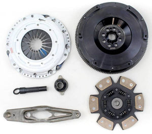 Clutch Masters 14-19 Mini Cooper 1.5L Turbo FX400 6-Puck Clutch Kit w/ Steel Flywheel