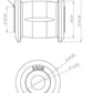 Superpro Toyota Land Cruiser 300 Series (N/A North America) Rear Panhard Rod Bushing Kit