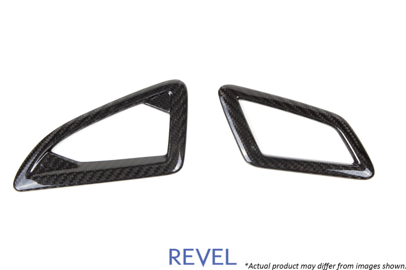 Revel GT Dry Carbon Defroster Garnish (Left & Right) 16-18 Honda Civic - 2 Pieces