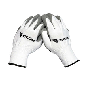 Ticon Industries Fabrication Basics Nitrile Coated Nylon Gloves 10pk - Small (Size 7)