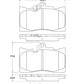 StopTech Street Touring 06 Lexus GS300/430 / 07-08 GS350 Front Brake Pads