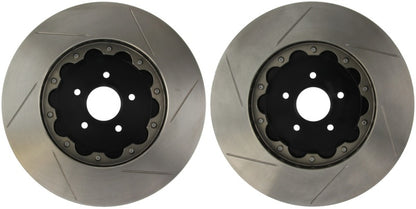 StopTech 10-15 Chevy Camaro SS / 12-13 Camaro ZL1 AeroRotor 2-piece Slotted Rear Rotor (Pair)