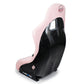 NRG FRP Bucket Seat Prisma Edition w/ Pearlized Back and Pink Alcantara (Medium)