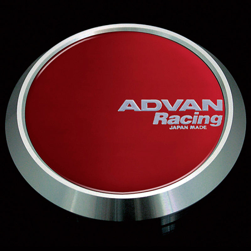 Advan 63mm Flat Centercap - Candy Red