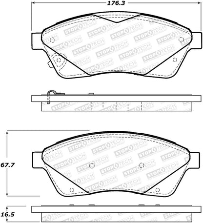 StopTech Street Brake Pads - Front