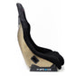 NRG FRP Bucket Seat ULTRA Edition - Medium (Black Alcantara/Gold Glitter Back)