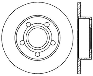 StopTech 96-01 Audi A4 Quattro / 12/98-05 VW Passat Left Rear Drilled Rotor