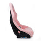 NRG FRP Bucket Seat Prisma Edition w/ Pearlized Back and Pink Alcantara (Medium)