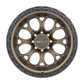 Weld Off-Road Ledge 8 8x170 / ET -18 / BS 4.75 / Satin Bronze Wheel - Non-Beadlock 125.1