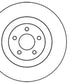 StopTech Drilled Sport Brake Rotor