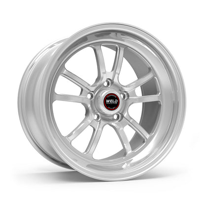 Weld S70 RT-S 18x9in / 5x120.65 BP / 6.1in. BS - Polished Center - Polished Shell Wheel