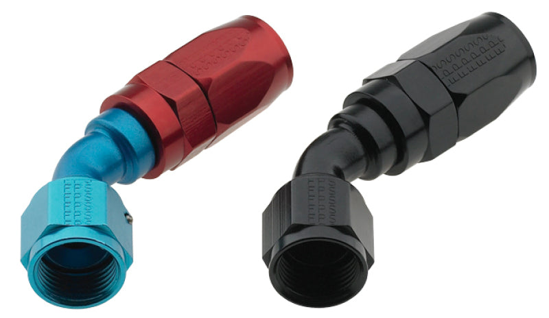 Fragola -12AN Fem x -16AN Hose 45 Degree Expanding Hose End - Blue/Red