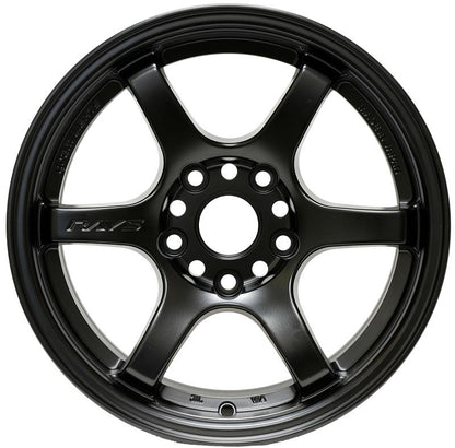 Gram Lights 57DR 15x8.0 +28 4x100 Semi Gloss Black Wheel