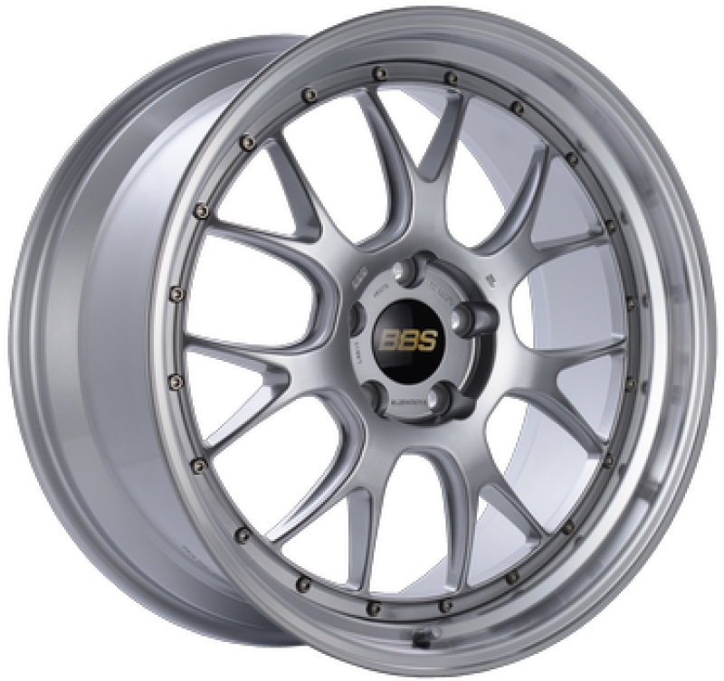 BBS LM-R 19x8 5x112 ET30 Diamond Silver w/ Diamond Machined Lip Wheel  - 82mm PFS/Clip Required